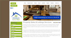 Desktop Screenshot of mr-salesandlettings.com